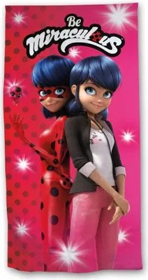 Obrázok produktu pre Ladybug Badetuch 70 x 140 cm Rot