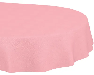 Produktbild von Tischdecke 140x220cm Oval Altrosa DanceDirty abwaschbar Leinenoptik wetterfest Falschuni Modern Schnittkante