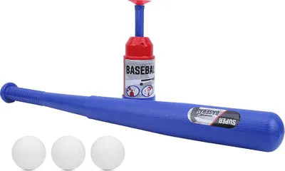 Zdjęcie produktu dla Zestaw piłek baseballowych z półautomatyczną wyrzutnią dla dzieci (777-607)