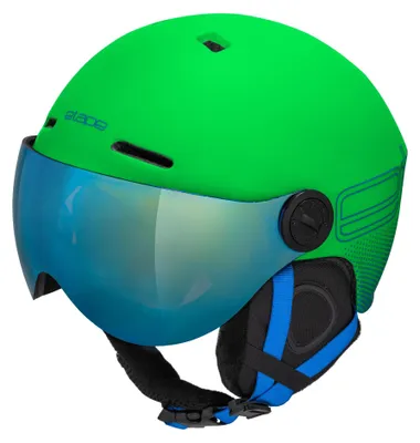 Zdjęcie produktu dla Dziecięcy kask narciarski Speedy PRO zielony matowy obwód 55-58