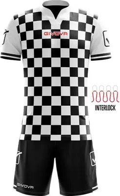 Produktbild von Sport-Set Givova Competition Schwarz-Weiß Schwarz