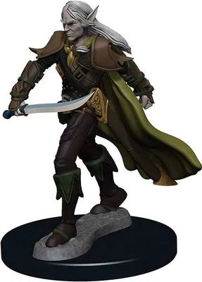 Produktbild von Pathfinder Battles: Premium-Figur (bemalt) – Elfenkämpfer (männlich)