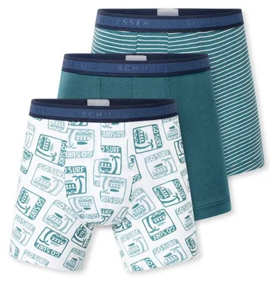 Productafbeelding van Schiesser jongens boxershorts, 3-pack - 95/5 katoen - maten 92 tot 140