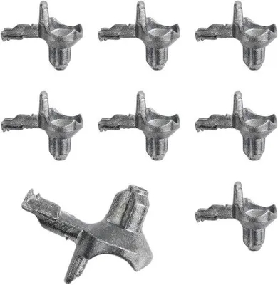 Produktbild von Famanu Bodenträger Set von 8 Stück - für Regalträger, 3 mm