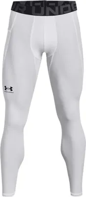 Produktbild von Under Armour Herren HeatGear Tights Leggins - 1361586, Farbe:Weiß, Textil:3XL