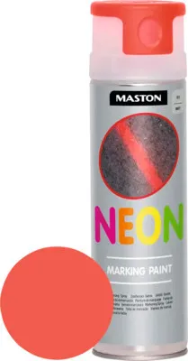 Produktbild von Sprühlack Maston NEON Markierungsspray rot 500 ml