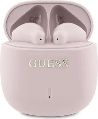 Produktbild von GUESS drahtlose Ohrhörer bluetooth TWS GUTWSJ14ESGP (gedrucktes klassisches Logo) rosa