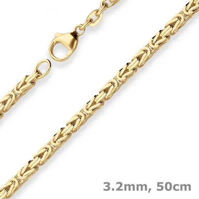3-2mm-Königskette-aus-333-Gelbgold-50cm