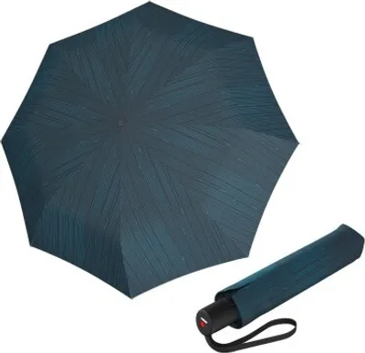 Zdjęcie produktu dla Knirps KNIRPS A.200 MEDIUM DUOMATIC Fountain Sea - elegancki damski parasol w pełni automatyczny