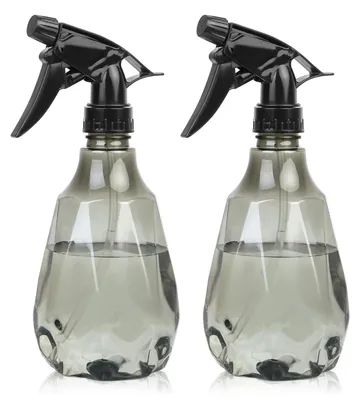 Immagine prodotto di Flacone spray per piante - 500 ml - Set da 2 - Nebulizzatore a grilletto - Grigio