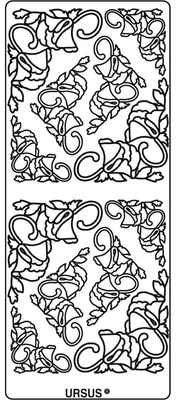 Produktbild von Kreativsticker 10x23cm Motiv 46 VE=5 Stück silber