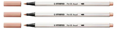 Productafbeelding van STABILO 568/26 STABILO Brush Pen, penseelstift, lichtroze