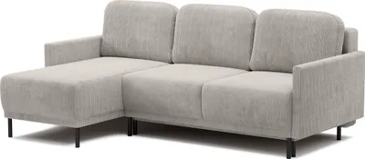 Produktbild von Selsey Hamiel - Ecksofa beidseitig montierbar mit Bettkasten, Cordbezug in Hellbeige