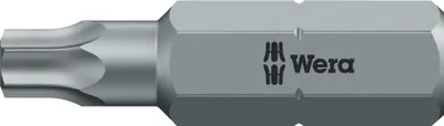 A close-up studio shot of a single screwdriver bit.