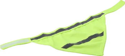 Zdjęcie produktu dla Szalik odblaskowy dla psów i szczeniąt, obroża, śliniak, bandana (fluorescencyjny żółty, M)