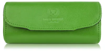 Produktbild von Brillenetui Federmäppchen Leder Etui grün Paolo Peruzzi T-83-GR