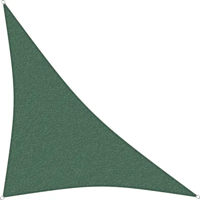 Produktbild von sunprotect 83284 Professional Sonnensegel, 3,6 x 3,6 x 5 m, 90° Grad Dreieck, wind- & wasserdurchlässig, grün