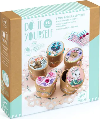 Image de Jeu créatif DIY « Boîtes et petits coffrets », Djeco