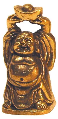 Obrázok produktu pre Lachender Buddha Messing 3cm