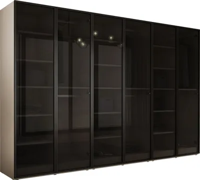 Produktbild von Kleiderschrank, Platingrau, 3 x 100 x 200 x 51 cm