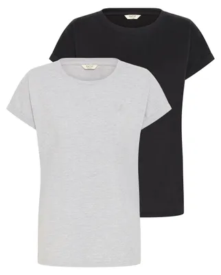 Produktbild von OXMO OXCODA Damen T-Shirt Kurzarm Shirt Baumwollmischung regular fit