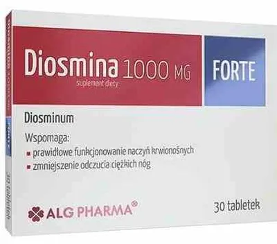 Produktbild von Alg Pharma Diosmin 1000 mg Forte 30 Tabletten