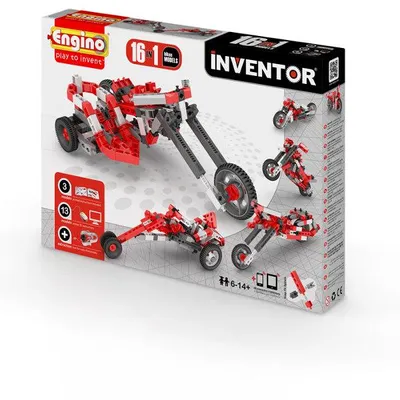 Immagine prodotto di Engino Inventor Blocchi 16 Modello Moto 1632 Engino