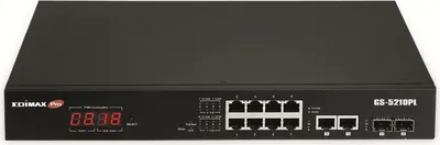 Produktbild von EDIMAX Switch 12x GE GS-5210PL