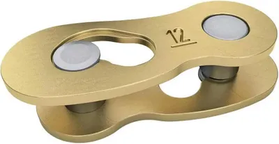 Produktbild von Connex Link 12-fach Kettenschloss Gold - Werkzeugfreier Kettenverschluss für ...