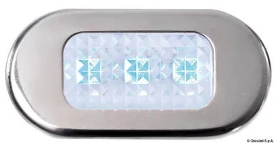 Obrázek produktu pro Orientační světlo z polykarbonátu se 3 modrými LED diodami , 1 kus