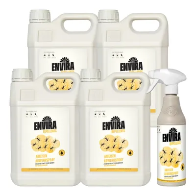 Produktbild von Envira Ameisen Abwehrspray im Nachfüllpack 4x5L + 500ml