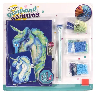 Produktbild von Magisches Diamant-Einhorn-Tagebuch - 8720573086707