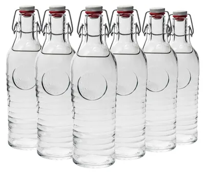 Produktbild von Officina 1825 Glas-Schwungflaschen - 1,2L - 12er Pack