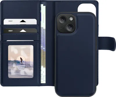 Productafbeelding van Mayaxess, hoesje voor iPhone 15 met afneembare hoes, nachtblauw