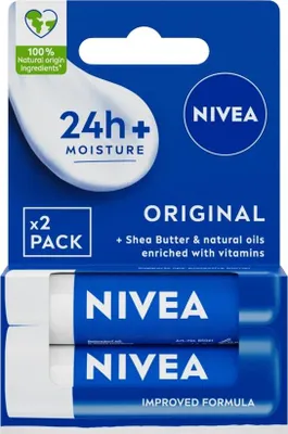 Produktbild von NIVEA Lip Care DUO Protective Lipstick Original 4,8 g x2