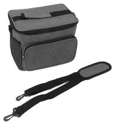 Image de Sac-repas, 10 l, pliable, sangle réglable, étanche, poignée de transport, isotherme, pour le camping, les voyages, la plage, gris