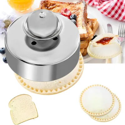 Imagen del producto de Sándwichera y selladora, de 9 cm, de acero inoxidable, para la cocina
