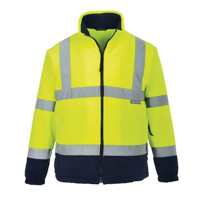 Immagine prodotto di Portwest F301 Giacca in pile bicolore ad alta visibilità giallo/marino taglia 4XL