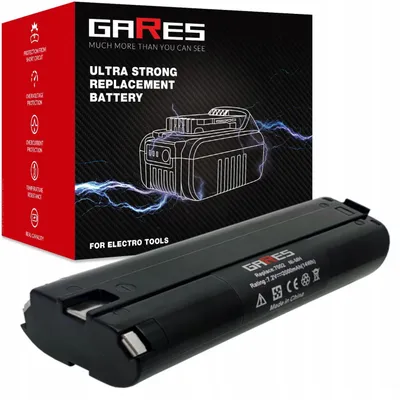 Obrázok produktu pre GARES Akumulátor Batéria pre elektronáradie Makita 6072D 6075D 6073DWK 6022DW 6073D | 7,2 V 2Ah | Výkonné články High-Performance Premium náhrada | Vysoký výkon a odolnosť | Gares