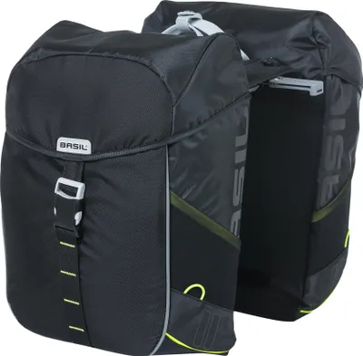 Produktbild von Basil Miles MIK 2.0 Doppeltasche 34 Liter - wasserdichte Fahrrad-Gepäckträger....
