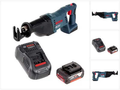 Immagine prodotto di Bosch GSA 18 V-Li Sega universale a batteria + 1x Batteria GBA 5,0 Ah + Caricabatterie GAL 1880 CV