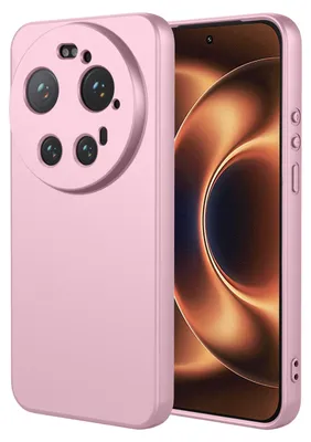 Produktbild von MobyDefend Hülle für Xiaomi 17 Ultra - Matte Silikon Schutzhülle - Rosa