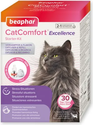 Immagine prodotto di Beaphar CatComfort Excellence Starter-Kit per gatti contro stress e ansia - 48 ml