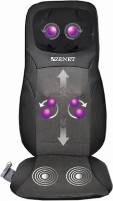 Obrázok produktu pre Zenet Zet-842 Masážny poťah sedadla Masážne kreslo Shiatsu, masážne kreslo na celé telo