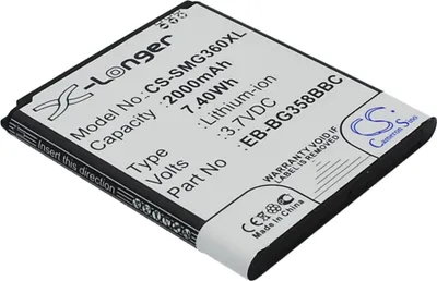 Produktbild von TECHTEK Akku Kompatibel mit [Samsung] Galaxy Core Lite 4G TD-LTE, SM-G3556, SM-G3586H, SM-G3586V, SM-G3588, SM-G3588D, SM-G3588V, SM-G3589V, SM-G3589