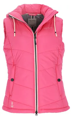 Produktbild von Dry Fashion Damen Steppweste Rügen - Weste gesteppt in Pink, Größe 42