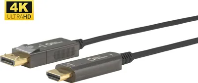 Image de Microconnect DP-HDMI-1000V1.4OP Adaptateur d'interface de câble / adaptateur de genre DisplayPort HDMI 2.0 Noir (DP-HDMI-1000V1.4OP)