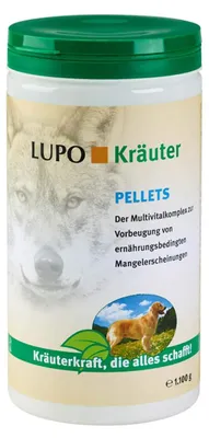 Kräutergranulat für Hunde, 1100 g, Kräuter, Körner