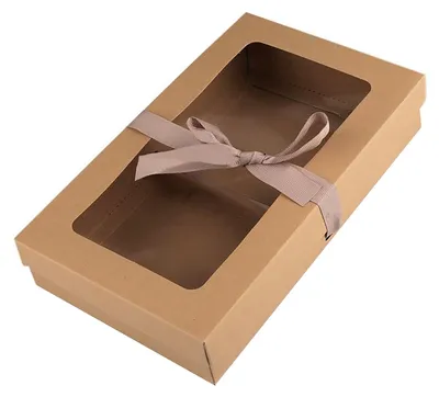 5 Geschenkschachteln 25.5 x 15.5 x 5.5 cm natur