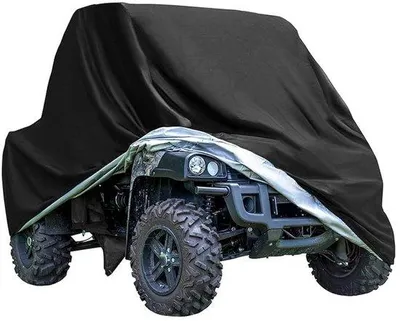 Immagine prodotto di Copertura per ATV/quad in tessuto 210D impermeabile, nera, 210 x 120 x 115 cm
